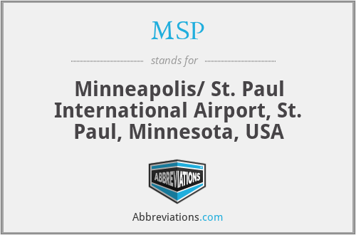 MSP - Minneapolis/ St. Paul International Airport, St. Paul, Minnesota, USA