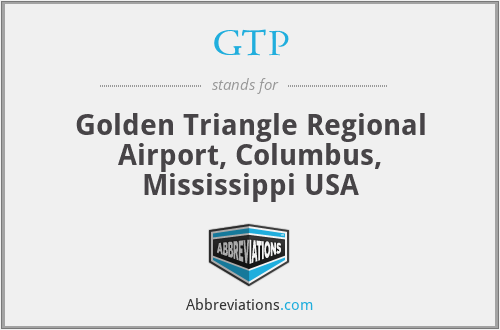 GTP - Golden Triangle Regional Airport, Columbus, Mississippi USA