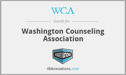WCA - Washington Counseling Association