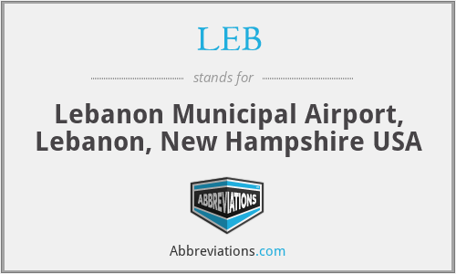 LEB - Lebanon Municipal Airport, Lebanon, New Hampshire USA