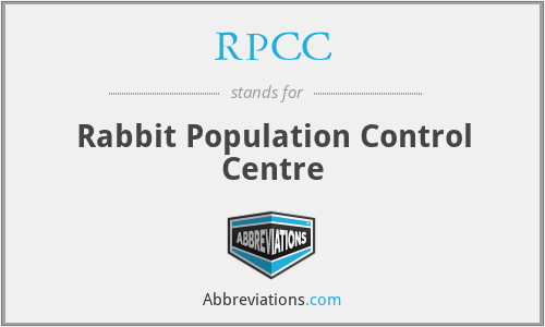 RPCC - Rabbit Population Control Centre