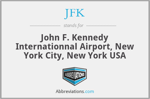 JFK - John F. Kennedy Internationnal Airport, New York City, New York USA