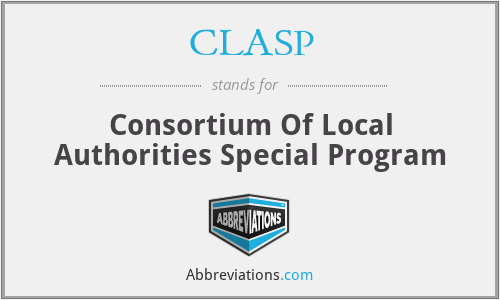 CLASP - Consortium Of Local Authorities Special Program