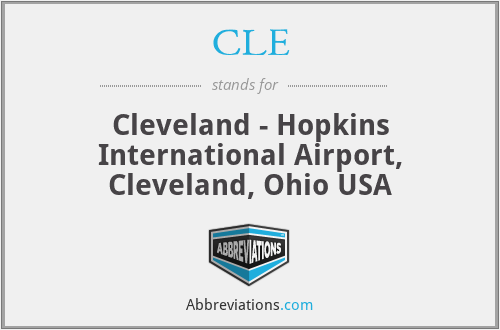 CLE - Cleveland - Hopkins International Airport, Cleveland, Ohio USA