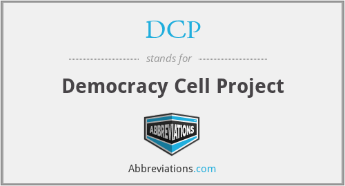 DCP - Democracy Cell Project