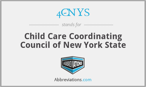 4C-NYS - Child Care Coordinating Council of New York State