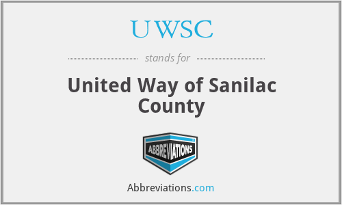 UWSC - United Way of Sanilac County