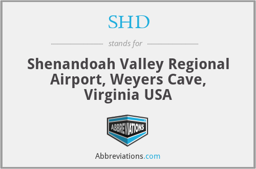 SHD - Shenandoah Valley Regional Airport, Weyers Cave, Virginia USA