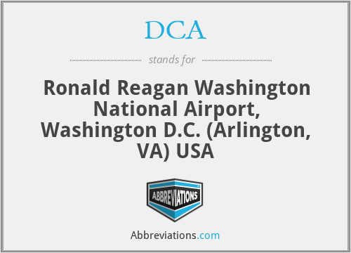 DCA - Ronald Reagan Washington National Airport, Washington D.C. (Arlington, VA) USA