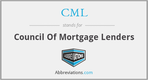 CML - Council Of Mortgage Lenders