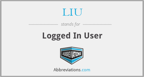 LIU - Logged In User