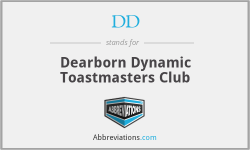 DD - Dearborn Dynamic Toastmasters Club
