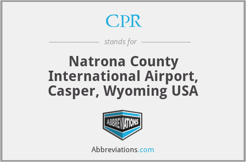 CPR - Natrona County International Airport, Casper, Wyoming USA