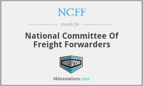 NCFF - National Committee Of Freight Forwarders