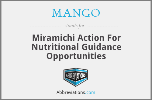MANGO - Miramichi Action For Nutritional Guidance Opportunities