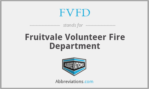 FVFD - Fruitvale Volunteer Fire Department