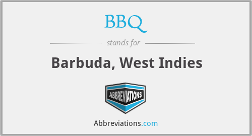 BBQ - Barbuda, West Indies