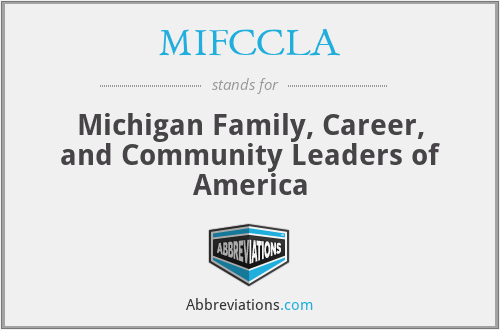 MIFCCLA - Michigan Family, Career, and Community Leaders of America