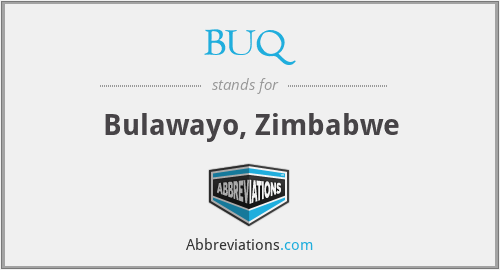 BUQ - Bulawayo, Zimbabwe