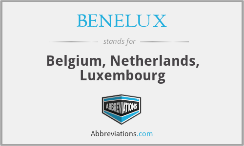 BENELUX - Belgium, Netherlands, Luxembourg