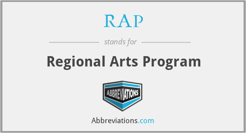 RAP - Regional Arts Program