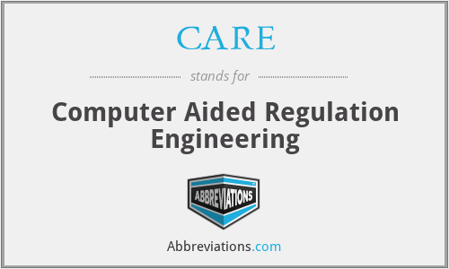 CARE - Computer Aided Regulation Engineering