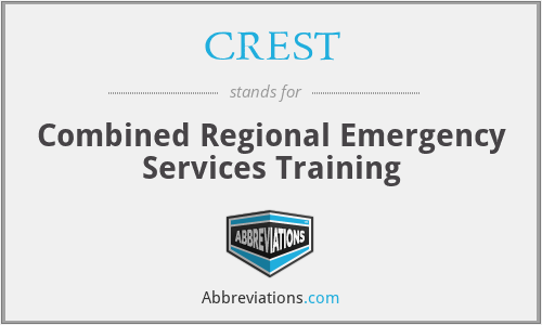 CREST - Combined Regional Emergency Services Training