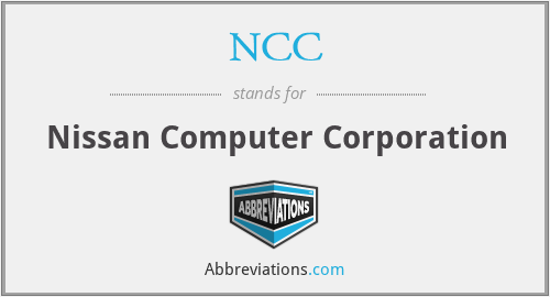 NCC - Nissan Computer Corporation