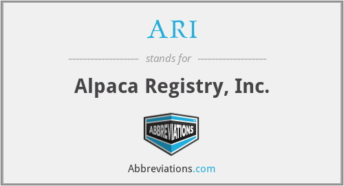 ARI - Alpaca Registry, Inc.