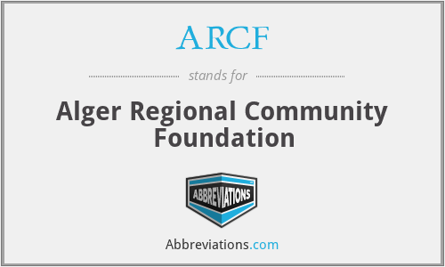 ARCF - Alger Regional Community Foundation