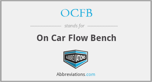 OCFB - On Car Flow Bench
