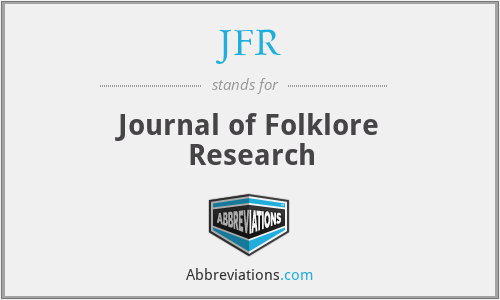 JFR - Journal of Folklore Research