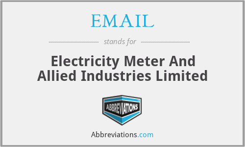 EMAIL - Electricity Meter And Allied Industries Limited
