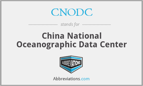 CNODC - China National Oceanographic Data Center
