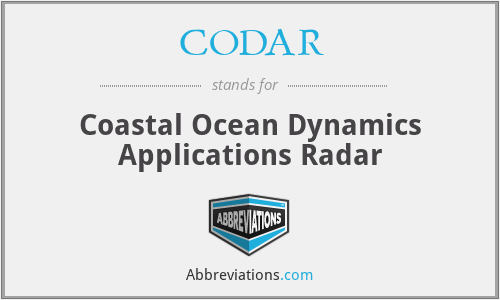 CODAR - Coastal Ocean Dynamics Applications Radar