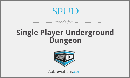 SPUD - Single Player Underground Dungeon