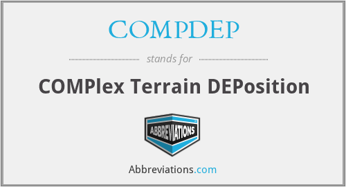 COMPDEP - COMPlex Terrain DEPosition