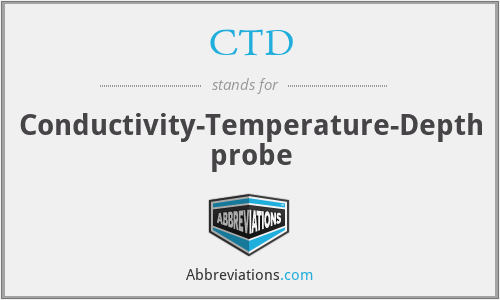 CTD - Conductivity-Temperature-Depth probe