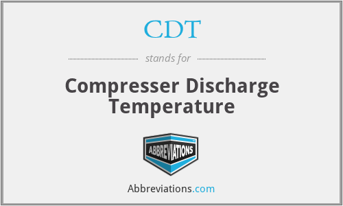 CDT - Compresser Discharge Temperature