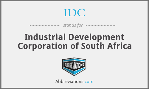 IDC - Industrial Development Corporation of South Africa