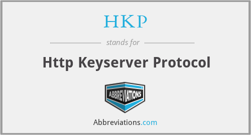 HKP - Http Keyserver Protocol