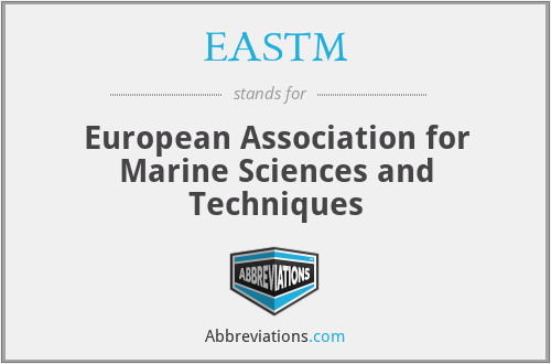 EASTM - European Association for Marine Sciences and Techniques