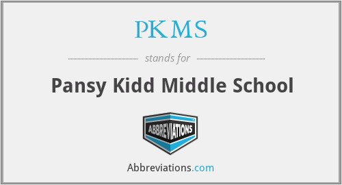 PKMS - Pansy Kidd Middle School