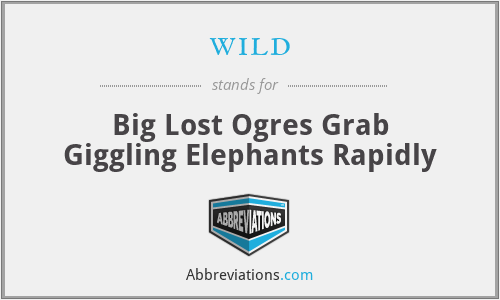 wild - Big Lost Ogres Grab Giggling Elephants Rapidly