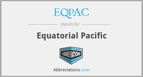 EQPAC - Equatorial Pacific