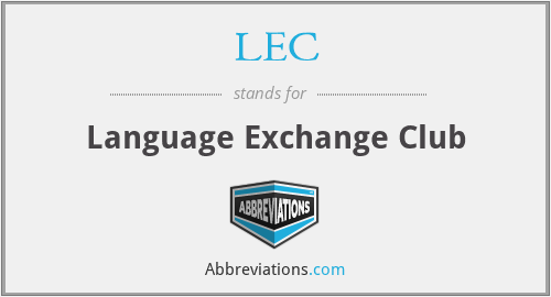 LEC - Language Exchange Club