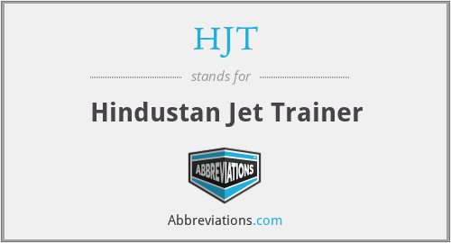 HJT - Hindustan Jet Trainer