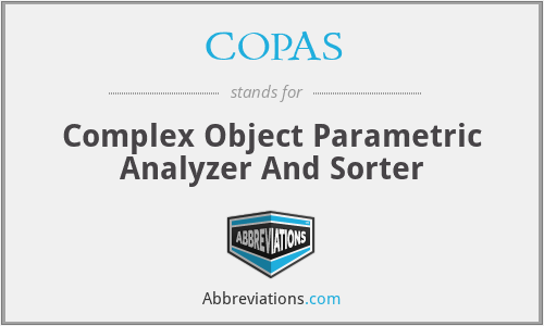 COPAS - Complex Object Parametric Analyzer And Sorter