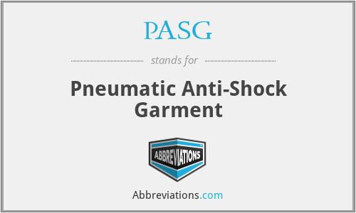 PASG - Pneumatic Anti-Shock Garment