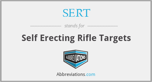 SERT - Self Erecting Rifle Targets
